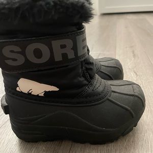 Sorel, size 9 toddler snow boots